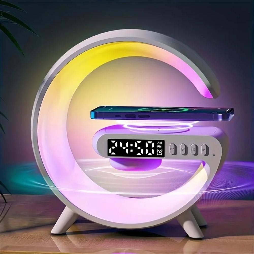 Mini Multifunction Wireless Charger Pad Stand On Speaker